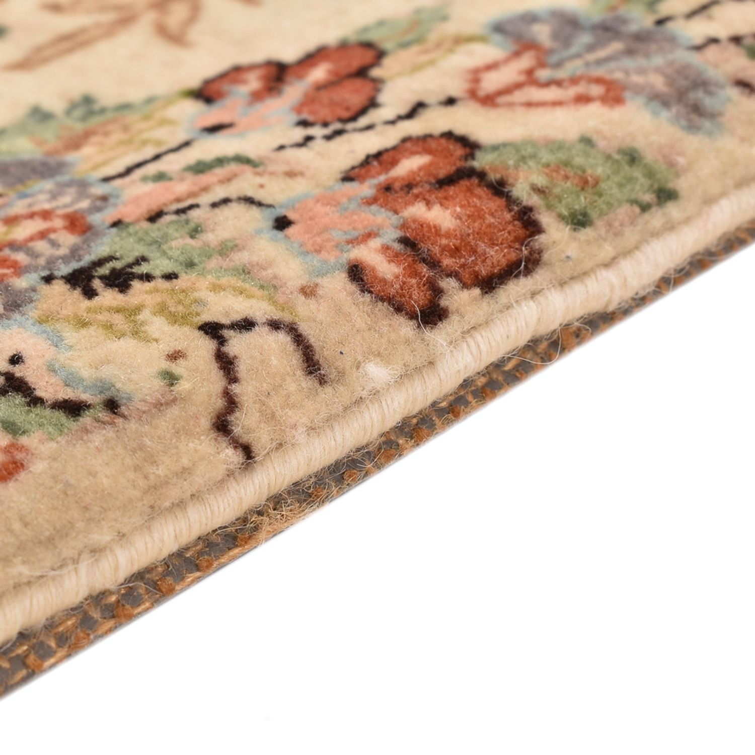 Alfombra persa - Real - 54 x 52 cm - multicolor
