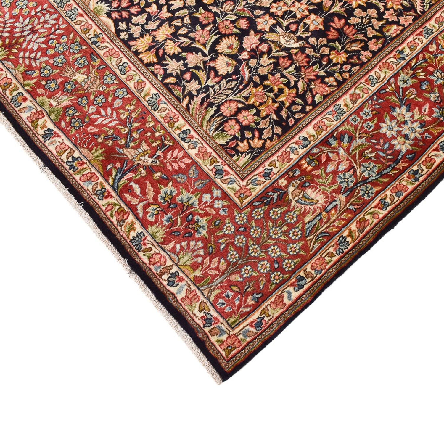 Alfombra persa - Real - 282 x 175 cm - beige oscuro