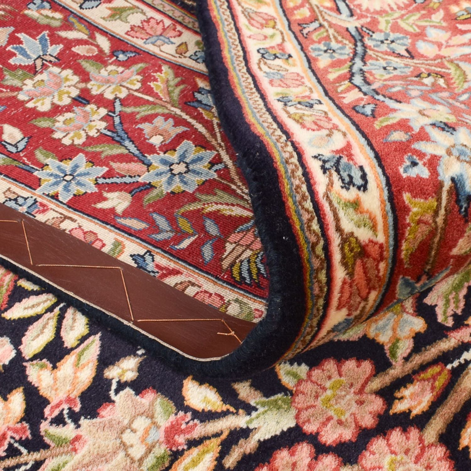 Alfombra persa - Real - 282 x 175 cm - beige oscuro