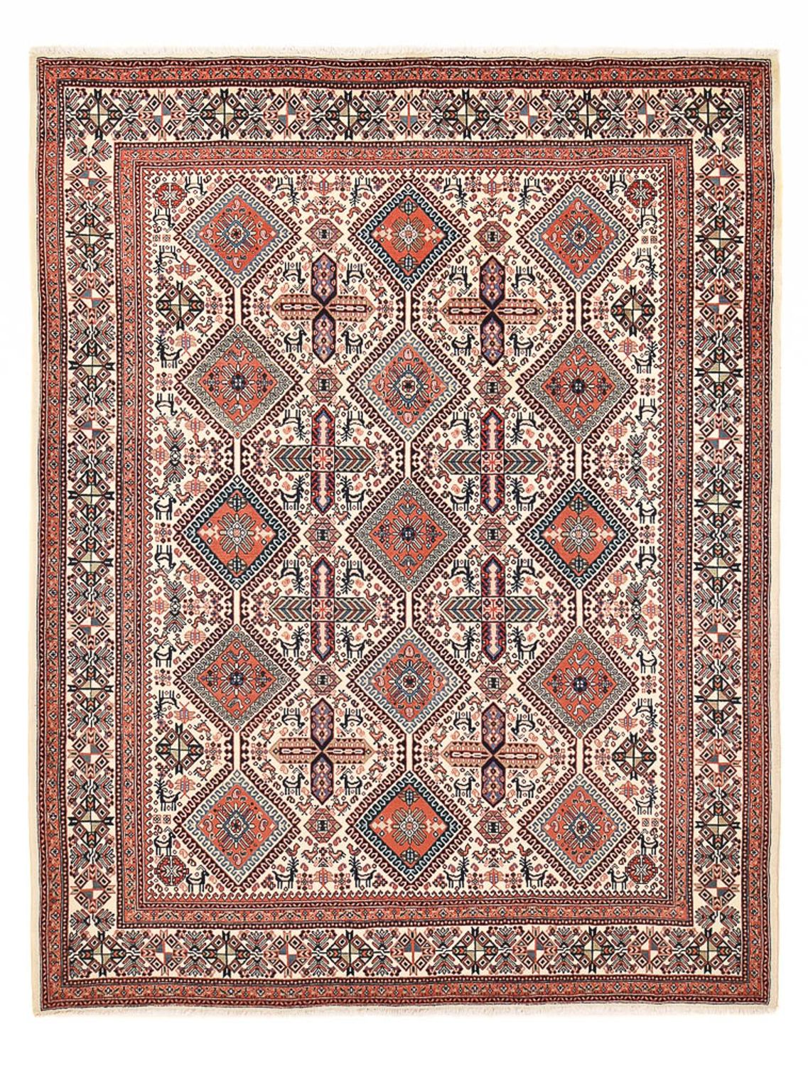 Alfombra Gabbeh - Persa Kashkuli - 307 x 242 cm - óxido