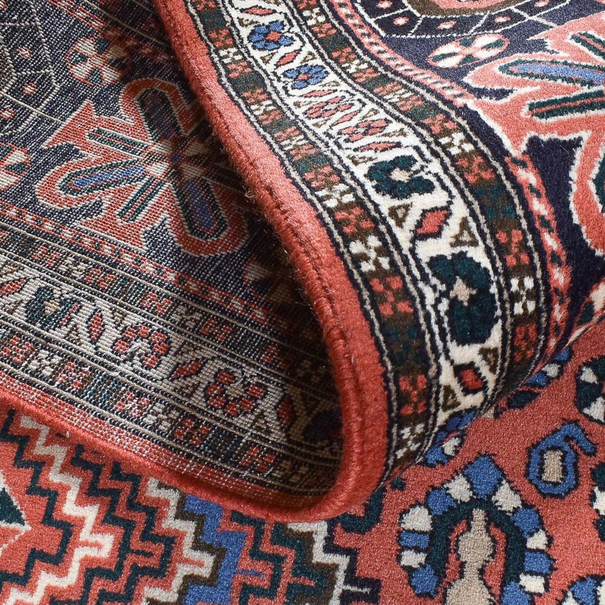 Alfombra persa - Nómada - 343 x 247 cm - rojo claro