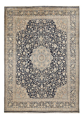 Alfombra persa - Real - 420 x 300 cm - azul oscuro