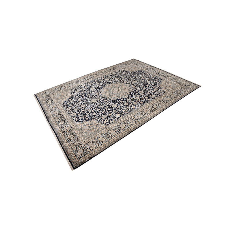 Alfombra persa - Real - 420 x 300 cm - azul oscuro