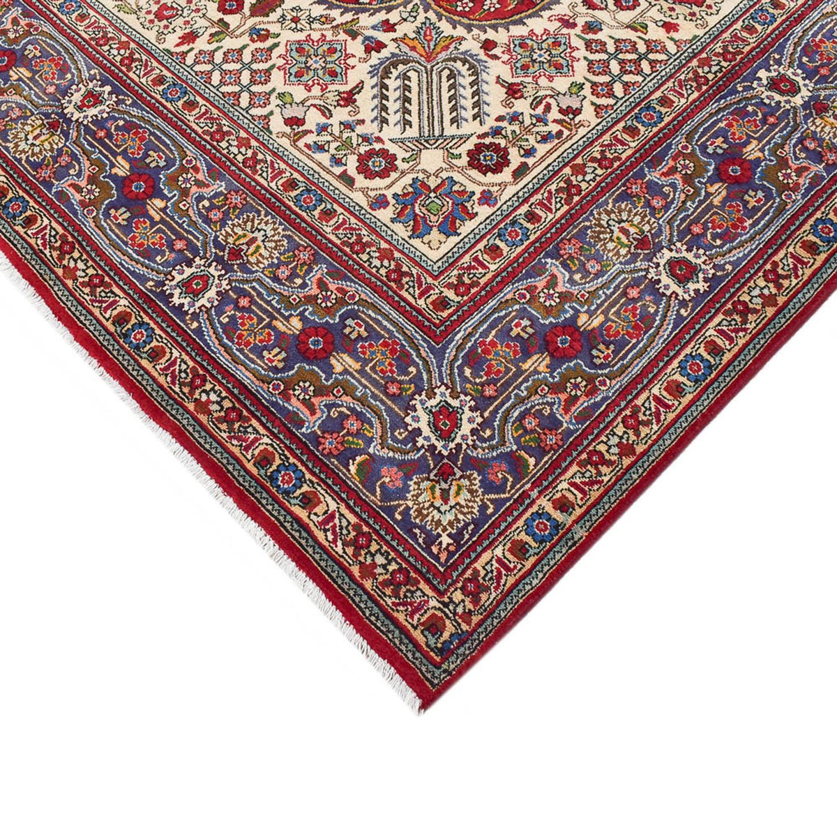 Alfombra Persa - Tabriz - Real - 396 x 298 cm - rojo