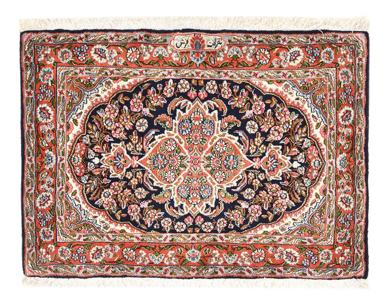 Alfombra persa - Real - 90 x 60 cm - multicolor