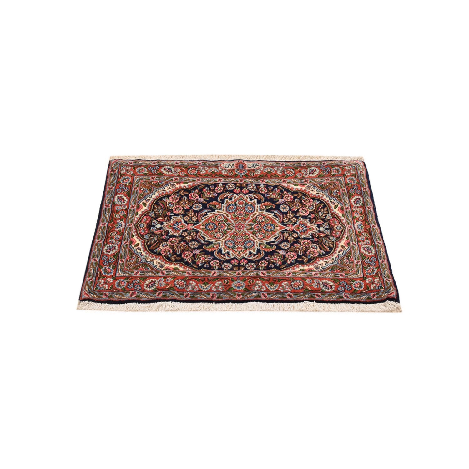 Alfombra persa - Real - 90 x 60 cm - multicolor
