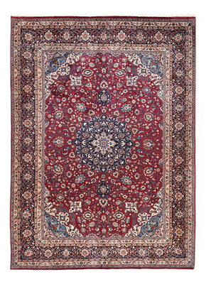 Alfombra persa - Keshan - 340 x 245 cm - rojo oscuro