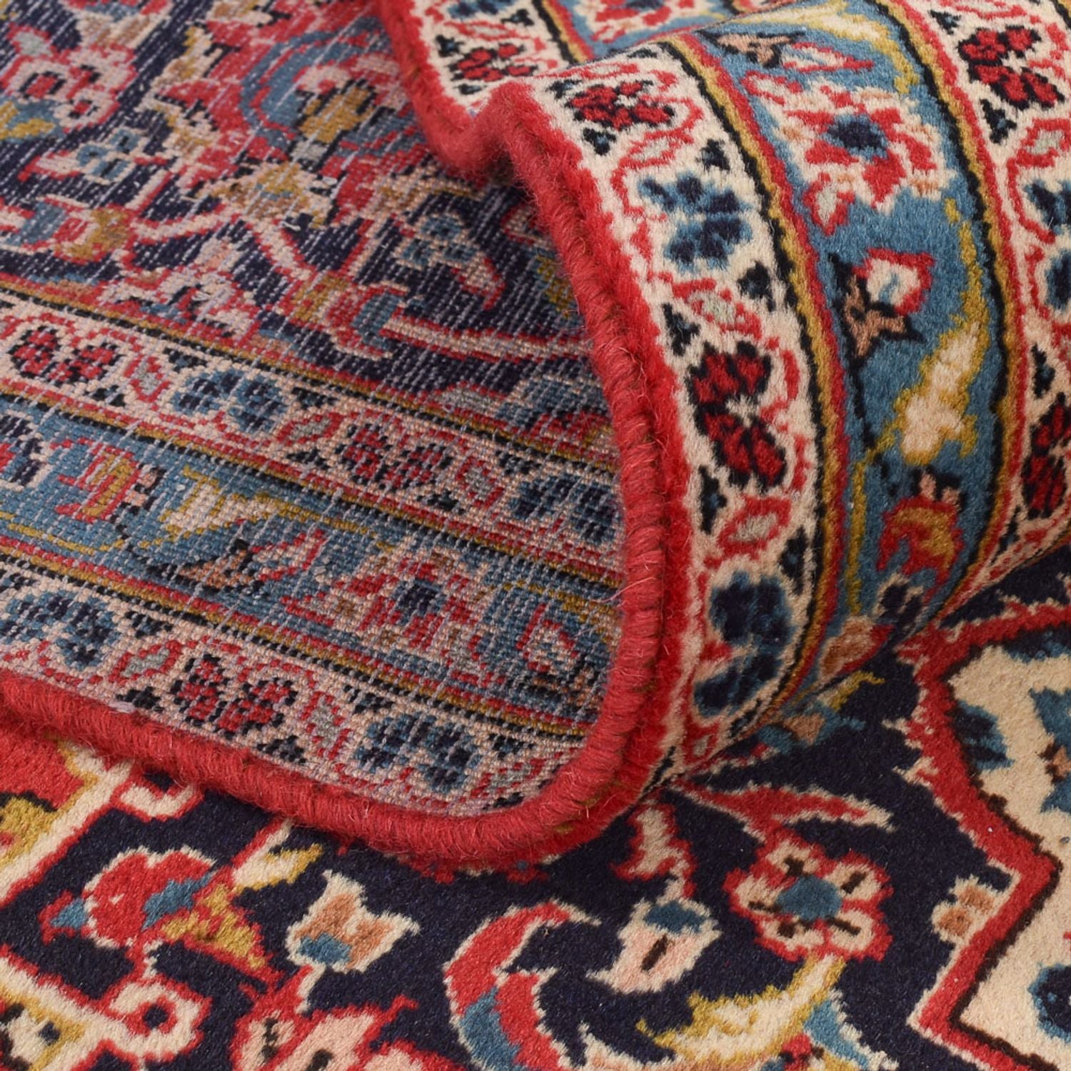 Alfombra persa - Keshan - 385 x 289 cm - rojo