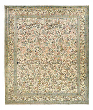 Alfombra persa - Clásica forma especial  - 365 x 302 cm - verde claro