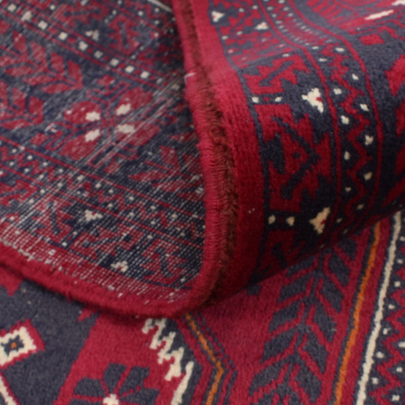 Alfombra de pasillo Alfombra Belutsch - 414 x 97 cm - rojo