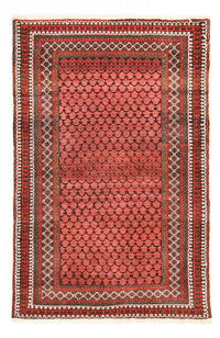 Alfombra Belutsch - 141 x 94 cm - rojo