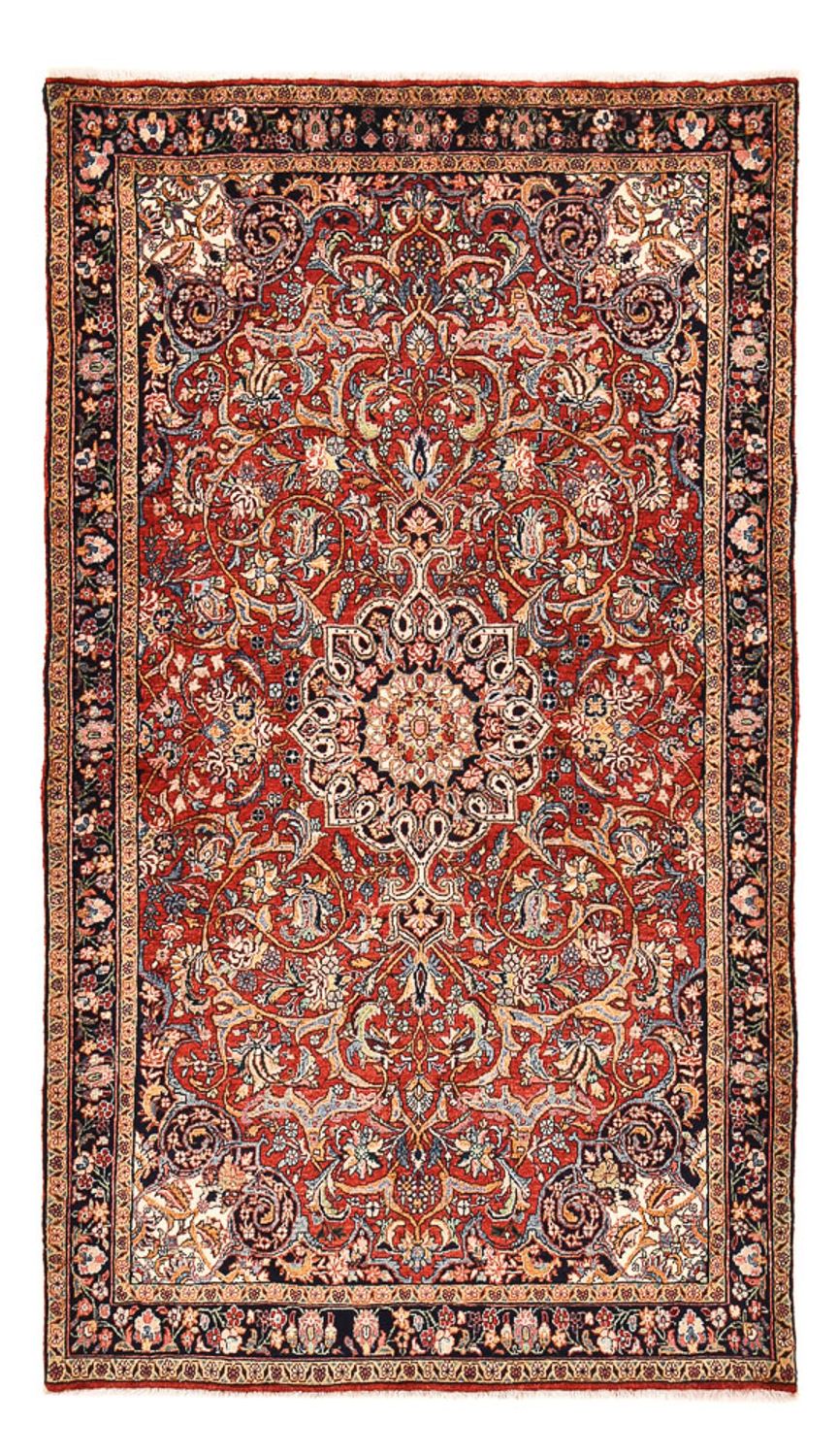 Alfombra persa - Bidjar - 225 x 132 cm - rojo