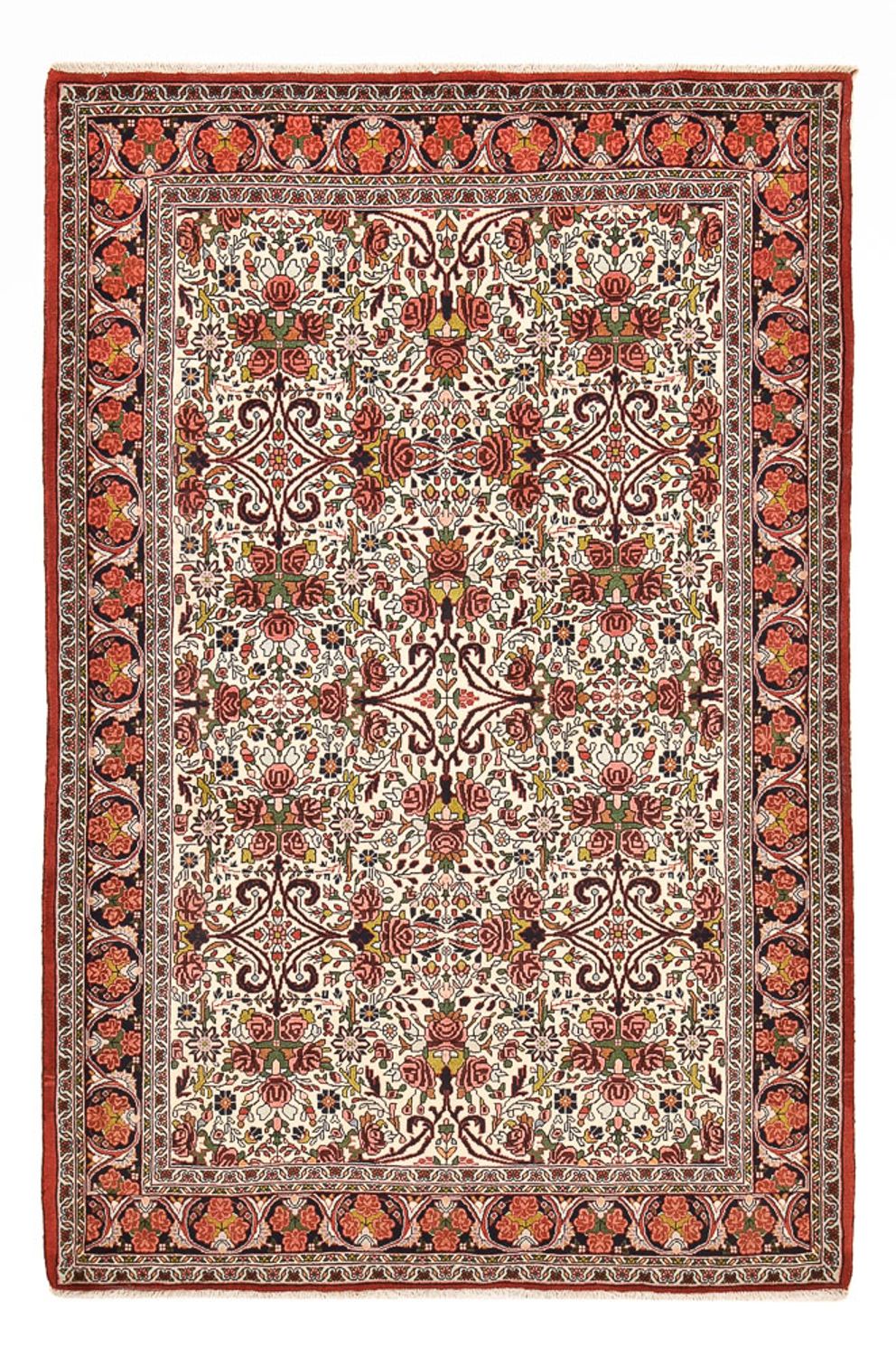 Alfombra persa - Bidjar - 214 x 142 cm - crema