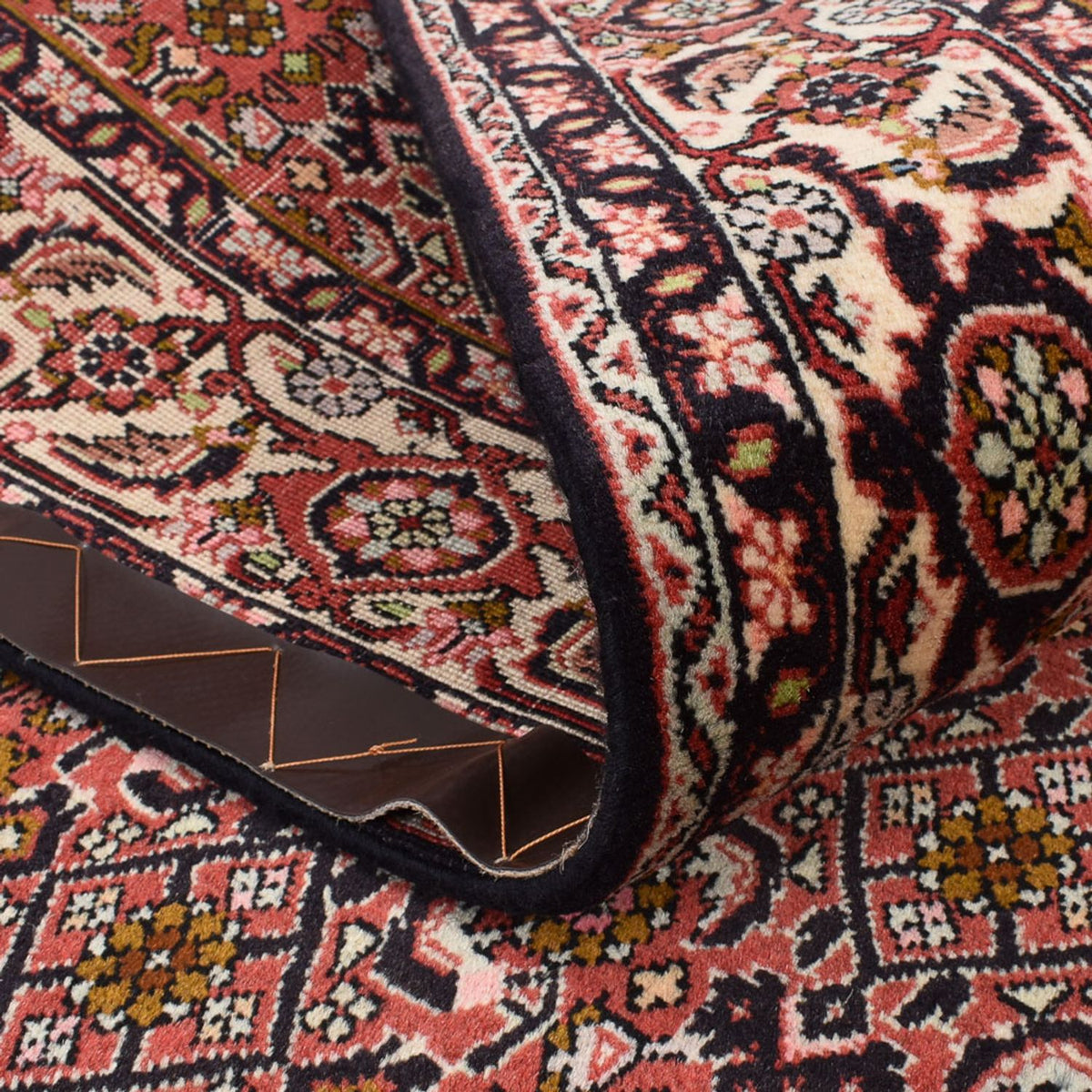 Alfombra persa - Bidjar - 218 x 128 cm - óxido