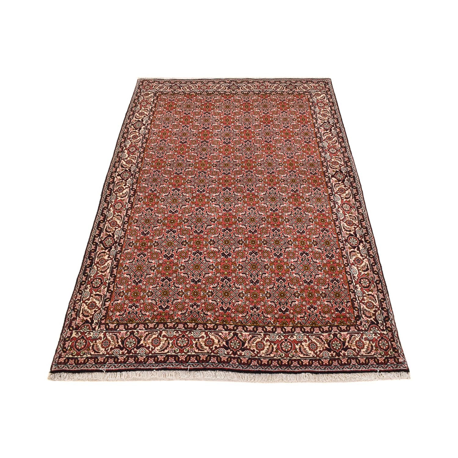 Alfombra persa - Bidjar - 218 x 128 cm - óxido