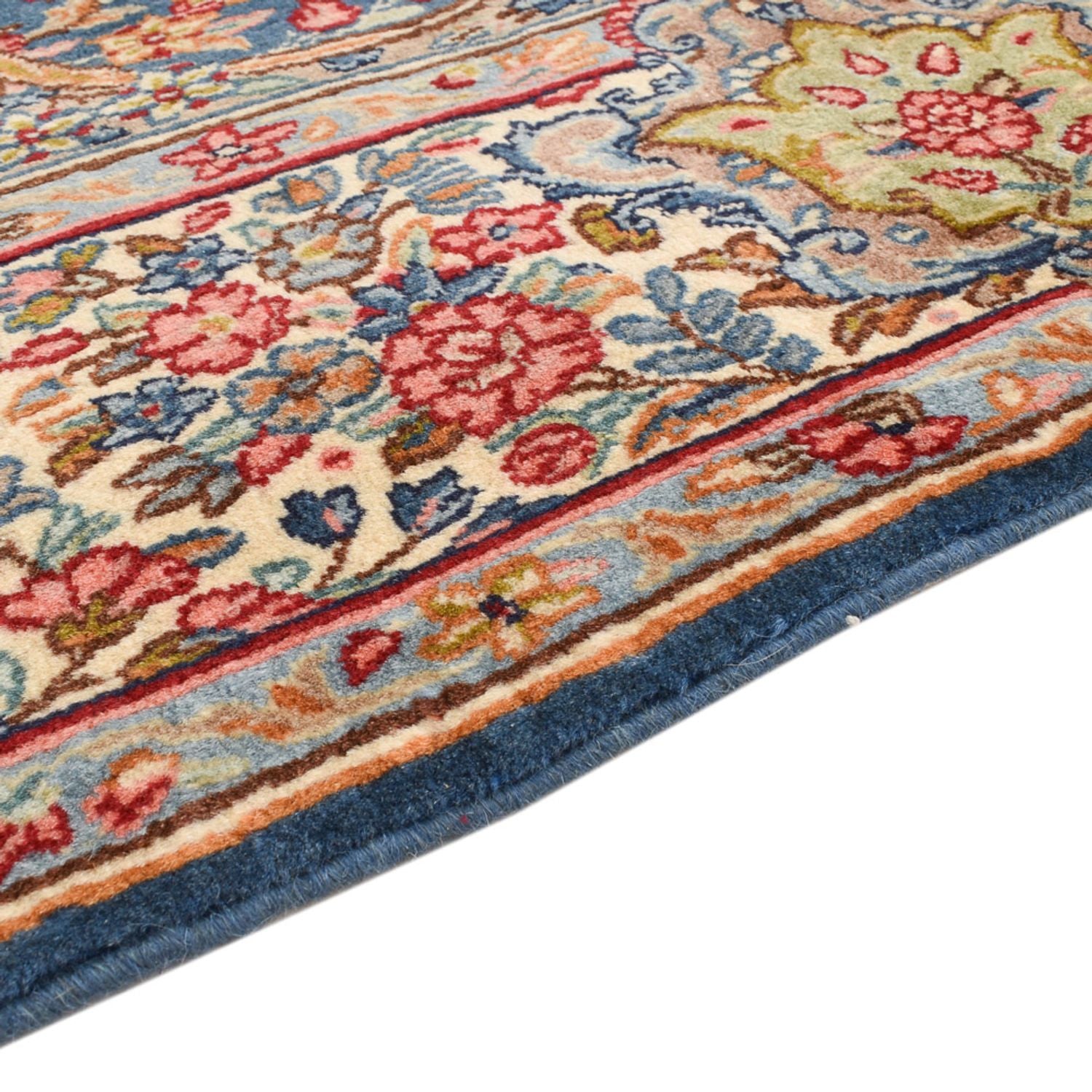 Alfombra persa - Real - 237 x 147 cm - azul