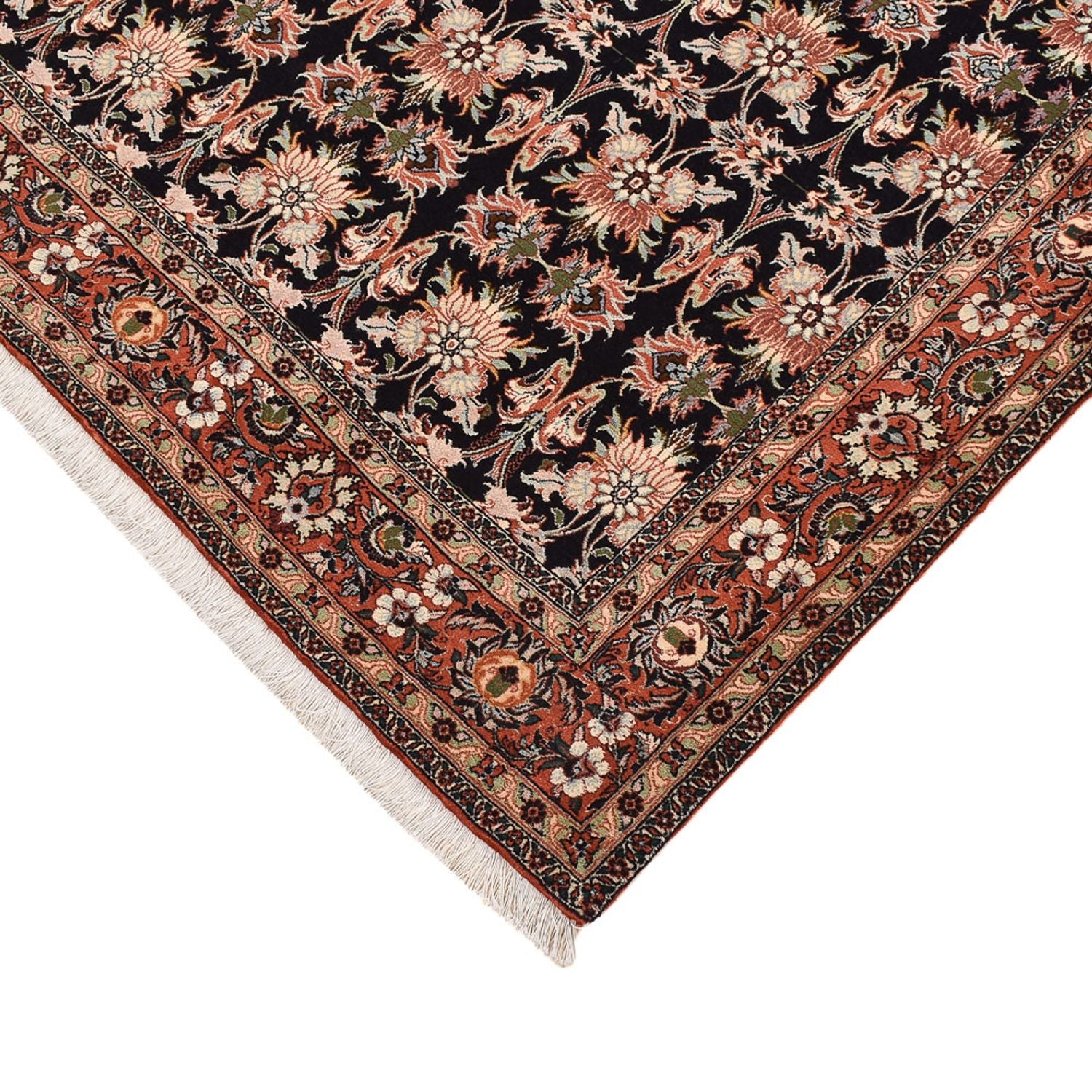 Alfombra persa - Bidjar - 223 x 140 cm - azul oscuro