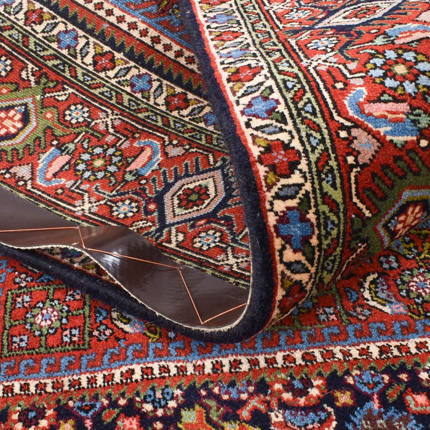 Alfombra persa - Bidjar - 165 x 111 cm - óxido