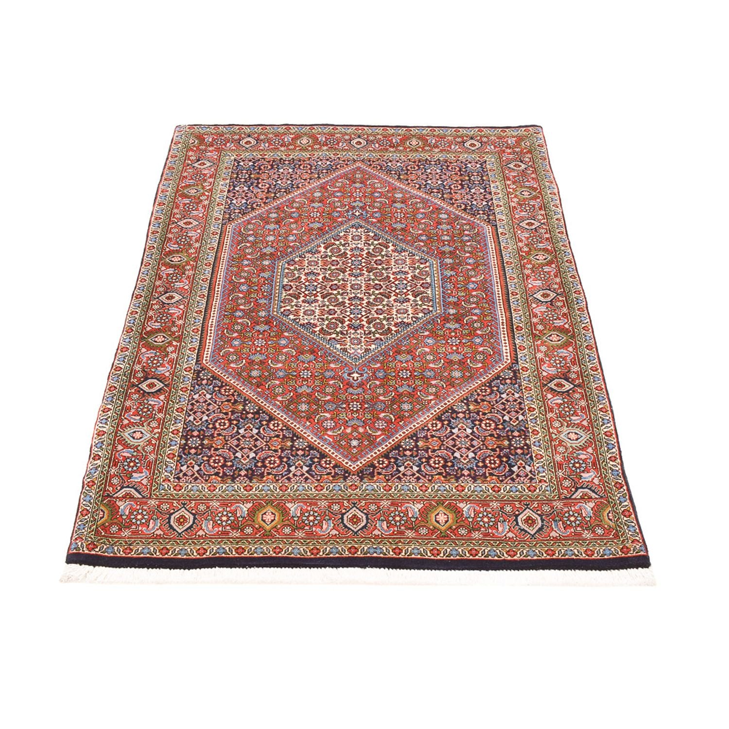 Alfombra persa - Bidjar - 165 x 111 cm - óxido