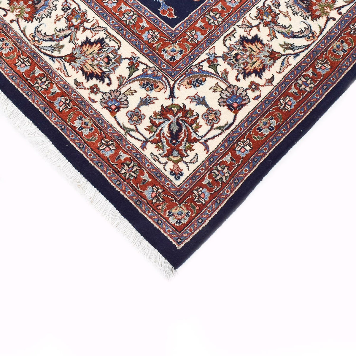 Alfombra persa - Clásica - Real - 342 x 243 cm - azul oscuro
