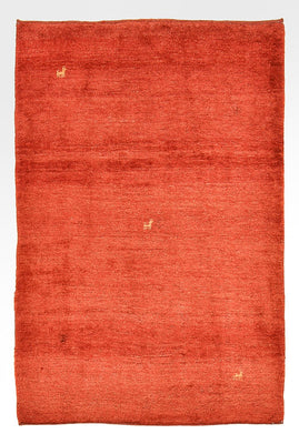 Alfombra Gabbeh - Persa - 173 x 126 cm - rojo