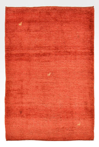 Alfombra Gabbeh - Persa - 173 x 126 cm - rojo