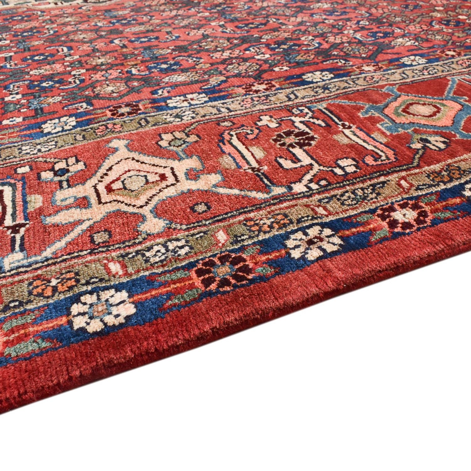 Alfombra persa - Bidjar - 286 x 201 cm - rojo
