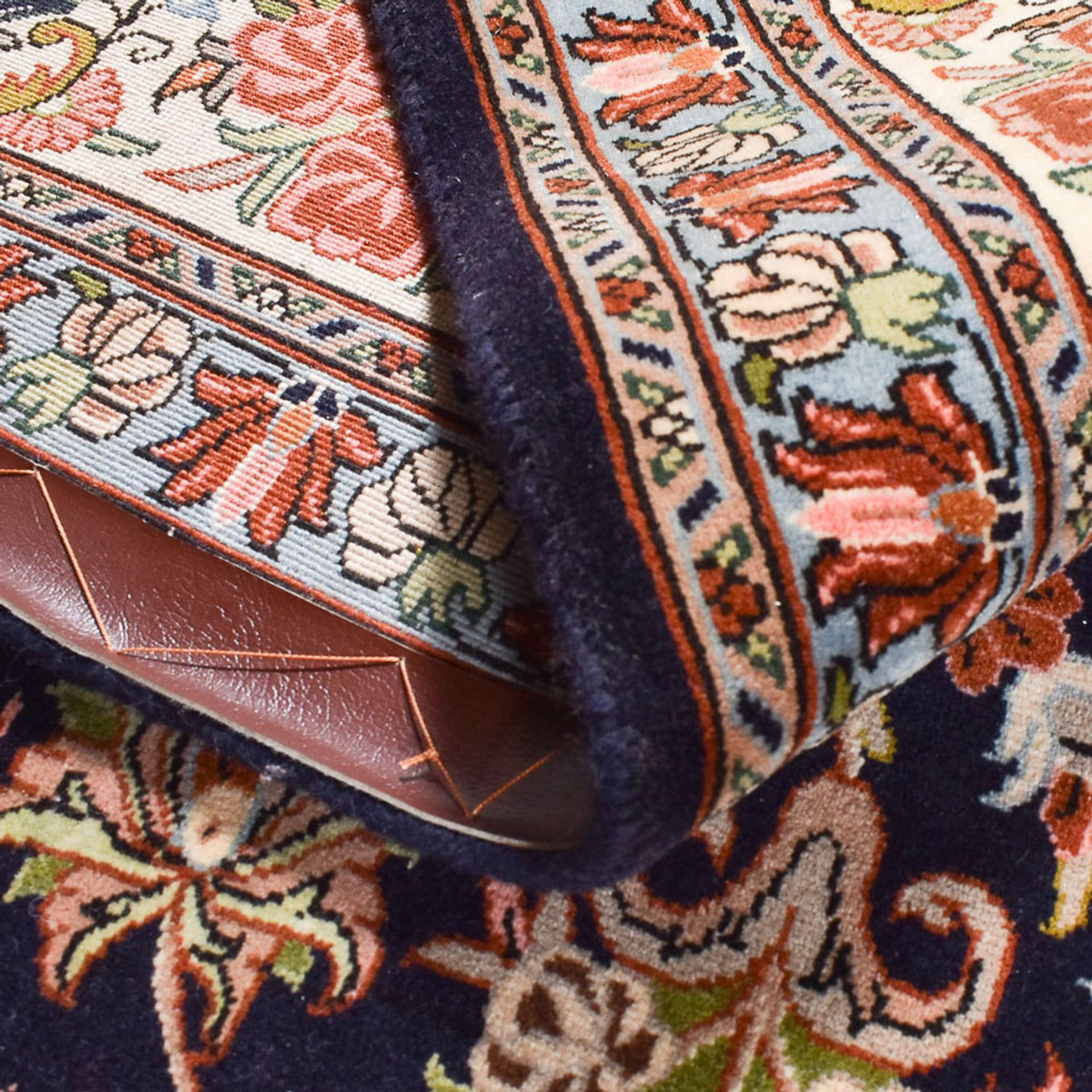 Alfombra persa - Bidjar - 304 x 200 cm - azul oscuro