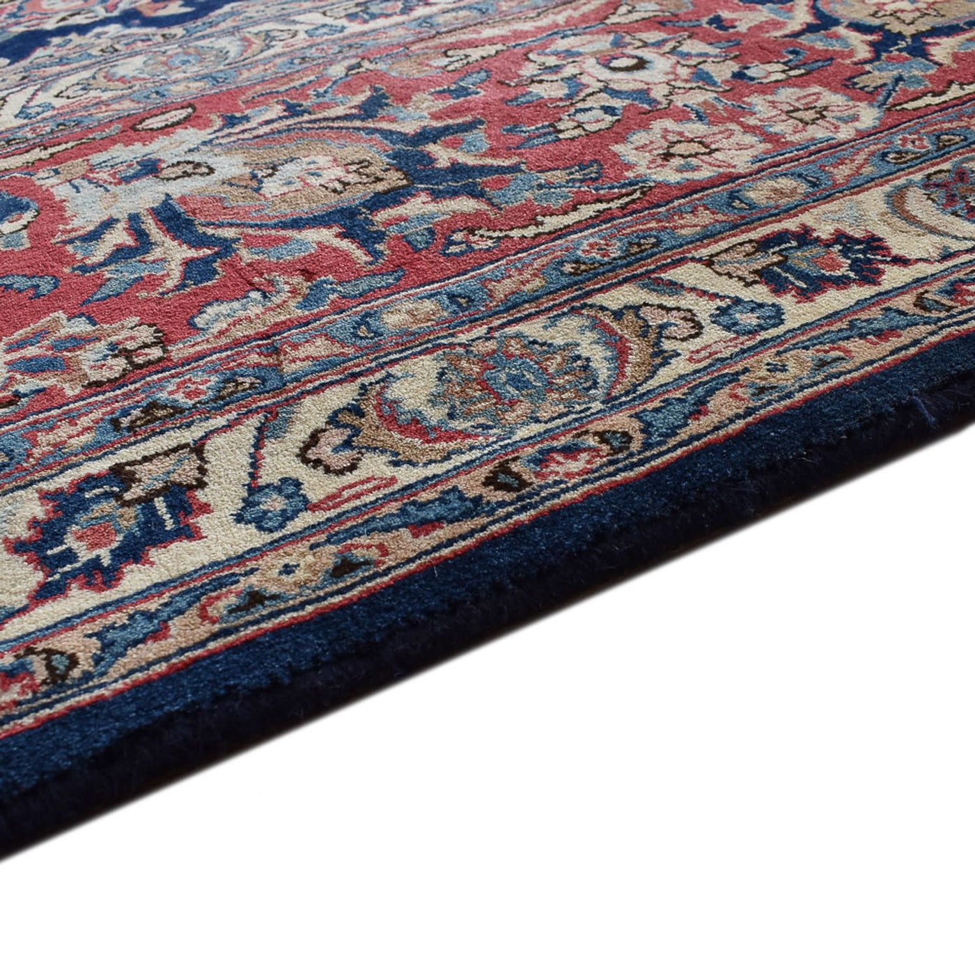 Alfombra persa - Clásica - Real - 408 x 300 cm - azul oscuro