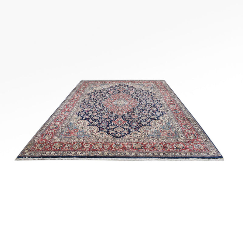 Alfombra persa - Clásica - Real - 408 x 300 cm - azul oscuro