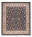Alfombra persa - Clásica - 350 x 301 cm - azul oscuro