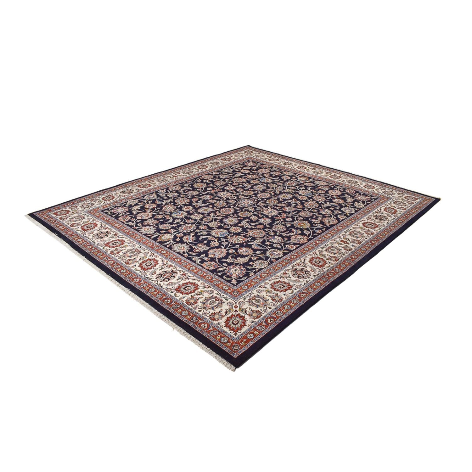 Alfombra persa - Clásica - 350 x 301 cm - azul oscuro