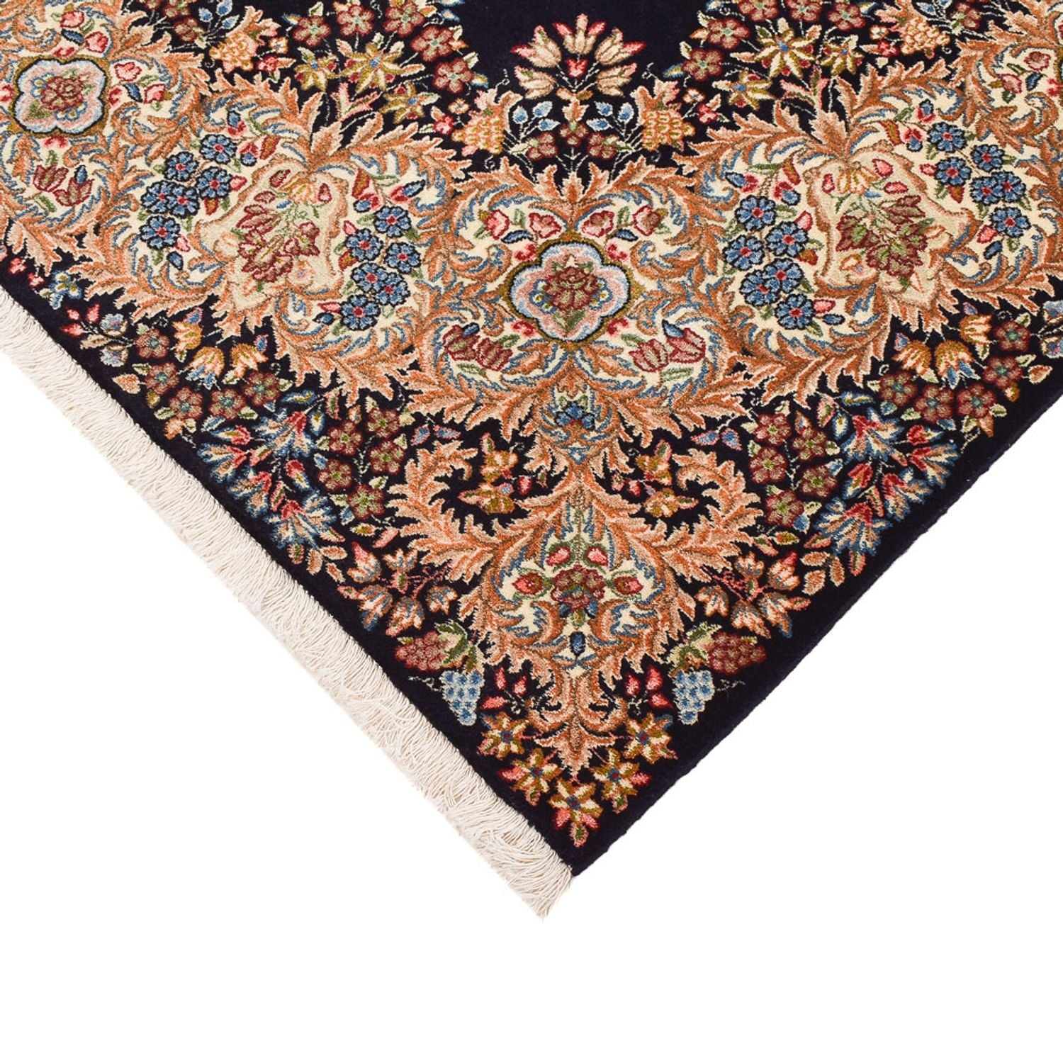 Alfombra persa - Real - 243 x 155 cm - azul oscuro
