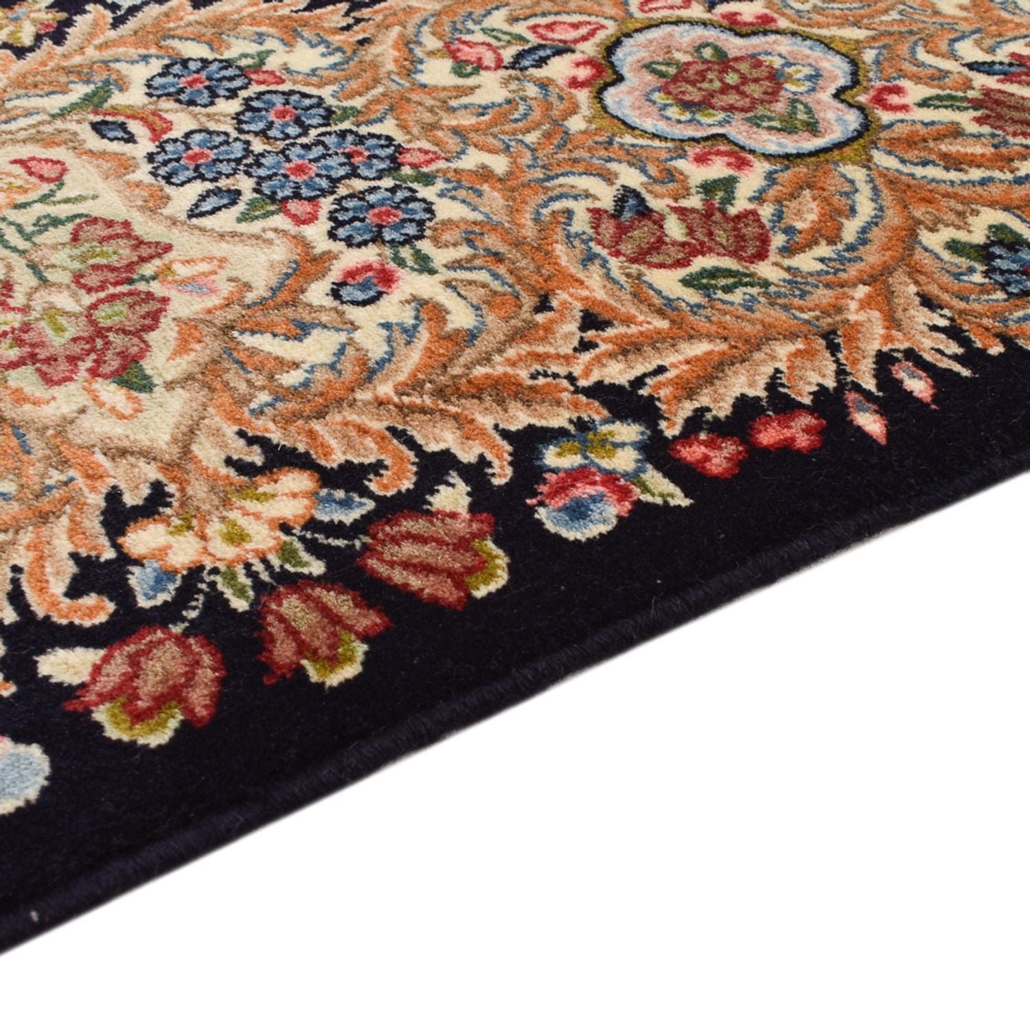 Alfombra persa - Real - 243 x 155 cm - azul oscuro
