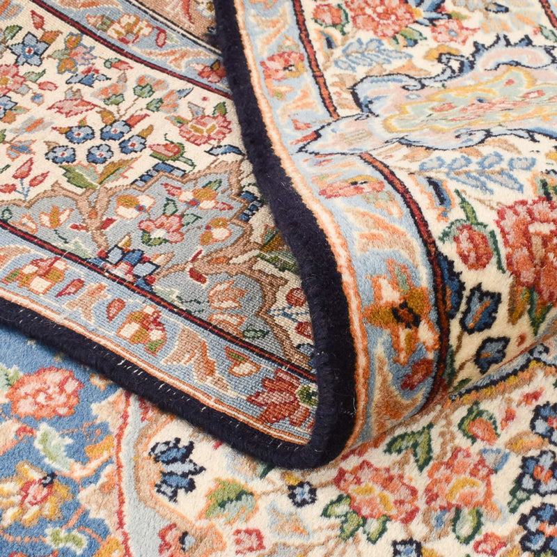 Alfombra persa - Real - 244 x 150 cm - azul
