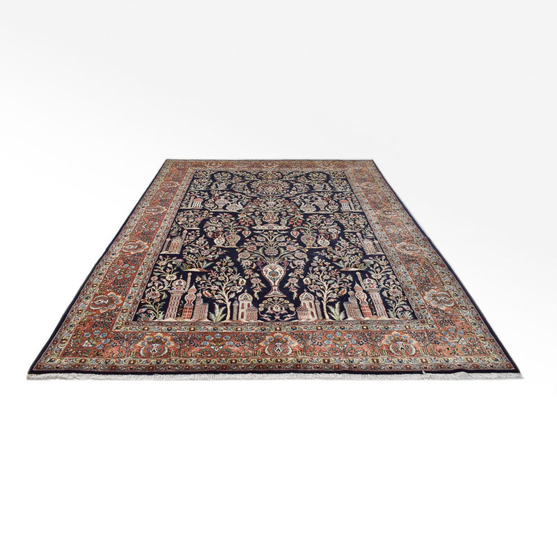 Alfombra persa - Clásica - Real - 380 x 258 cm - azul oscuro