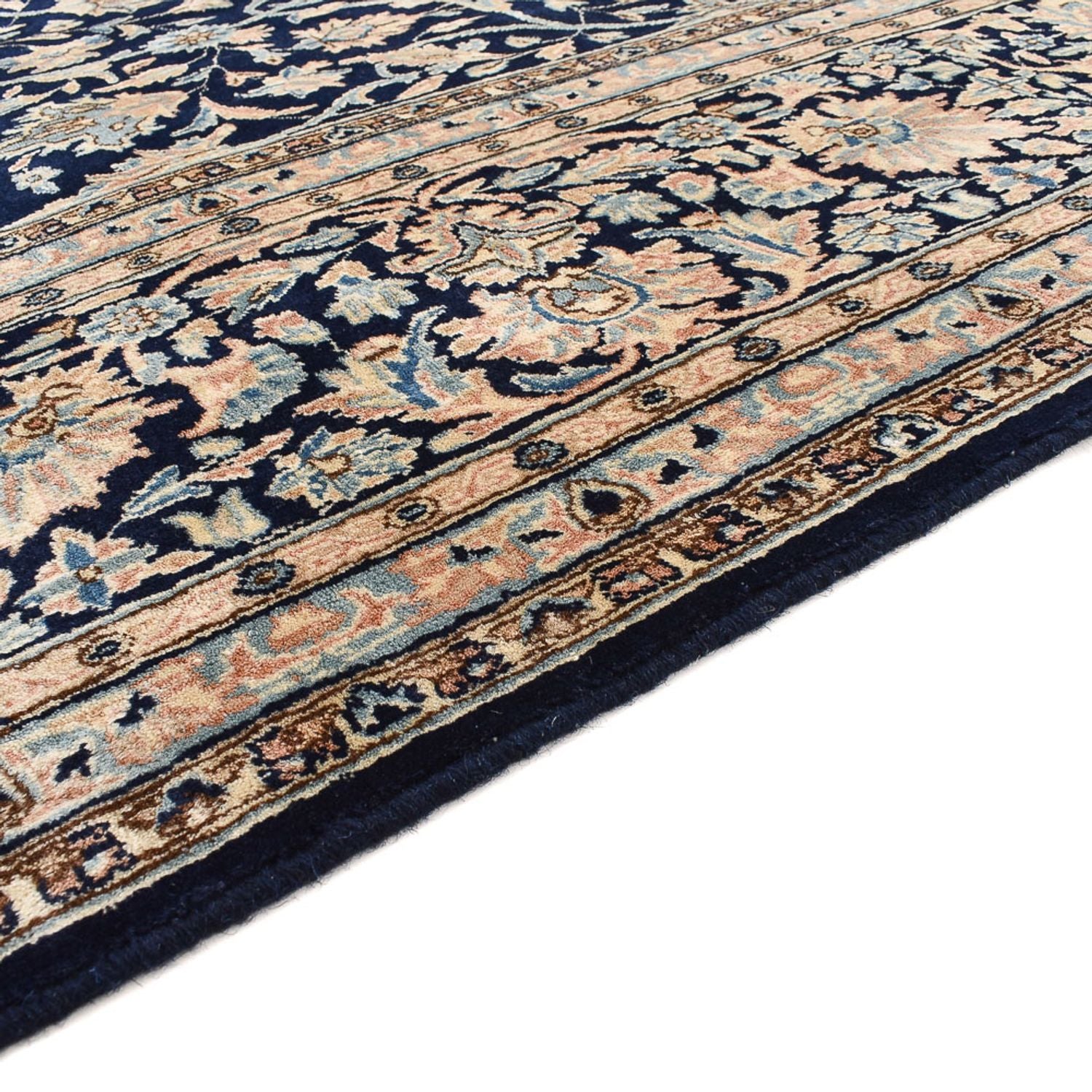 Alfombra persa - Real - 402 x 285 cm - azul oscuro