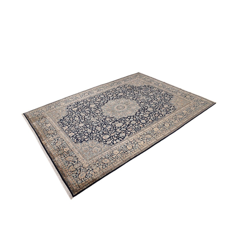 Alfombra persa - Real - 402 x 285 cm - azul oscuro