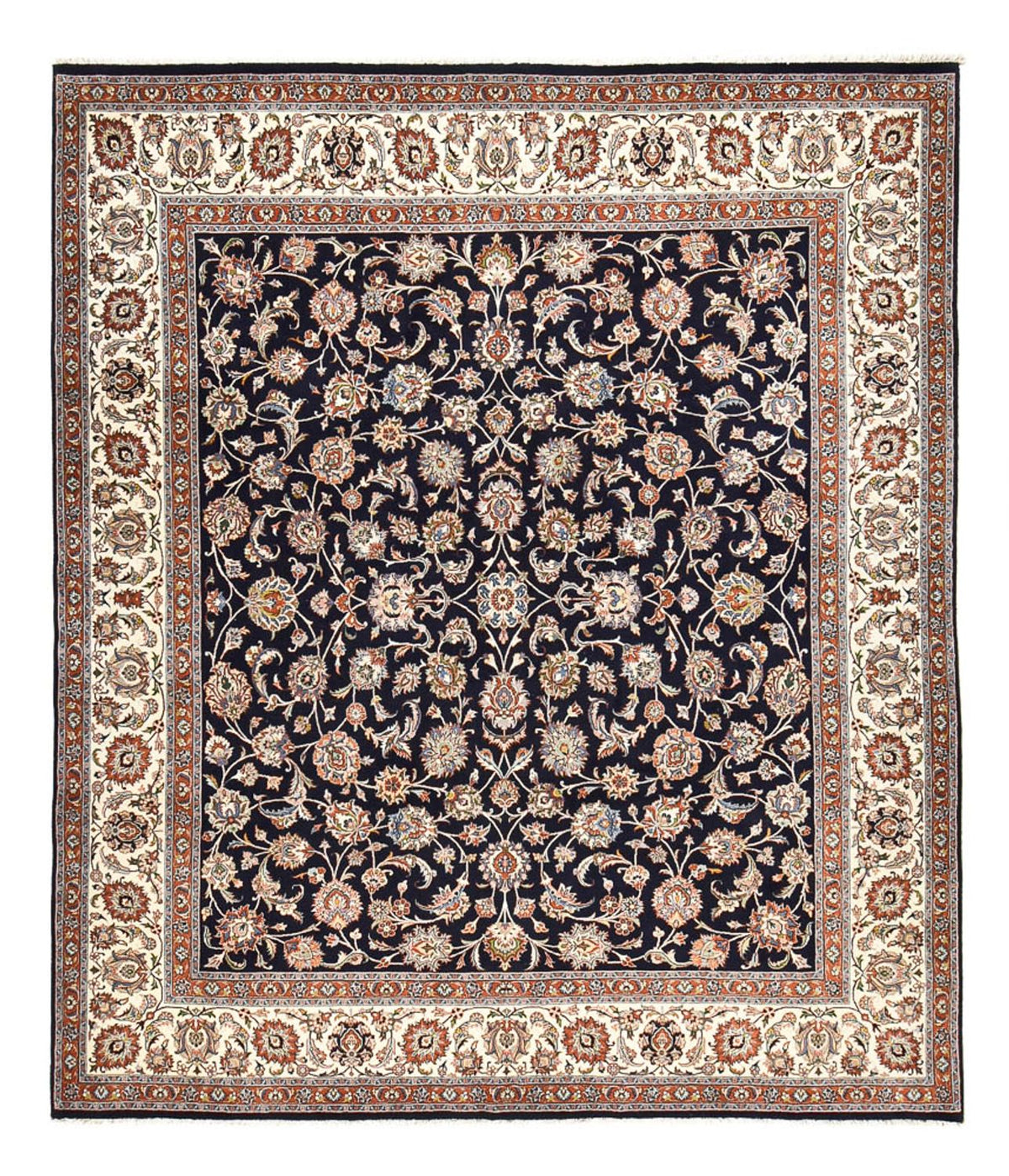 Alfombra persa - Clásica - 338 x 294 cm - azul oscuro