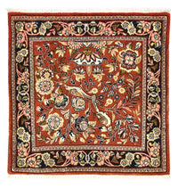 Alfombra persa - Ghom cuadrado  - 74 x 73 cm - multicolor