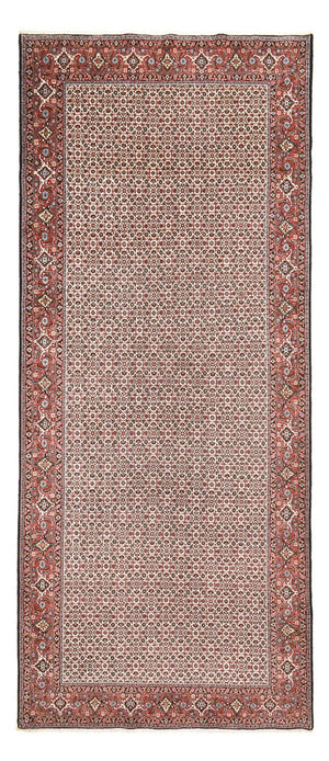 Alfombra de pasillo Alfombra persa - Bidjar - 494 x 204 cm - óxido