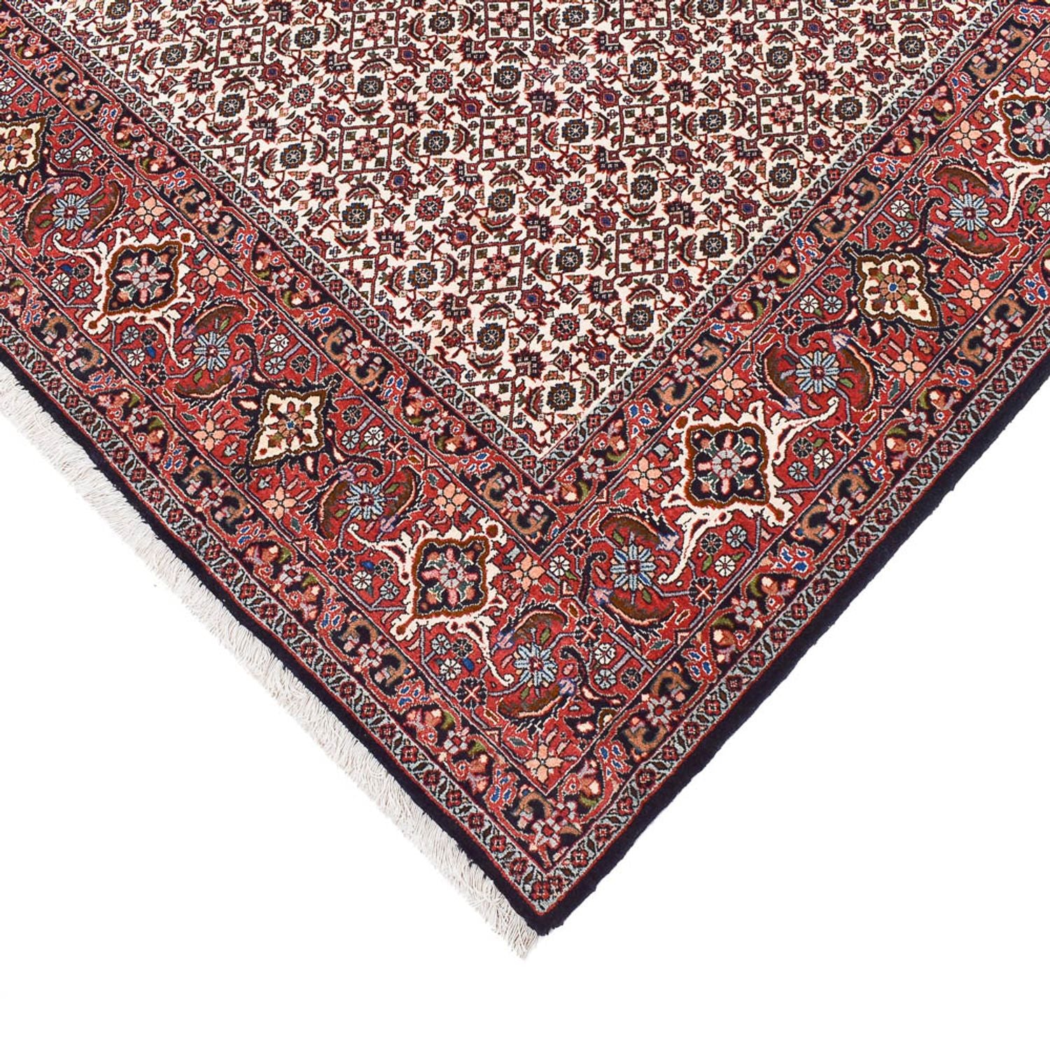 Alfombra de pasillo Alfombra persa - Bidjar - 494 x 204 cm - óxido