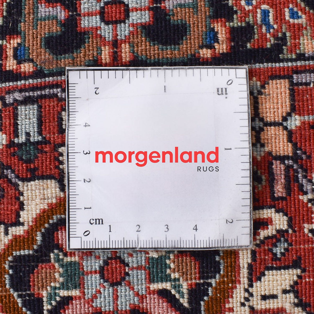 Alfombra de pasillo Alfombra persa - Bidjar - 494 x 204 cm - óxido