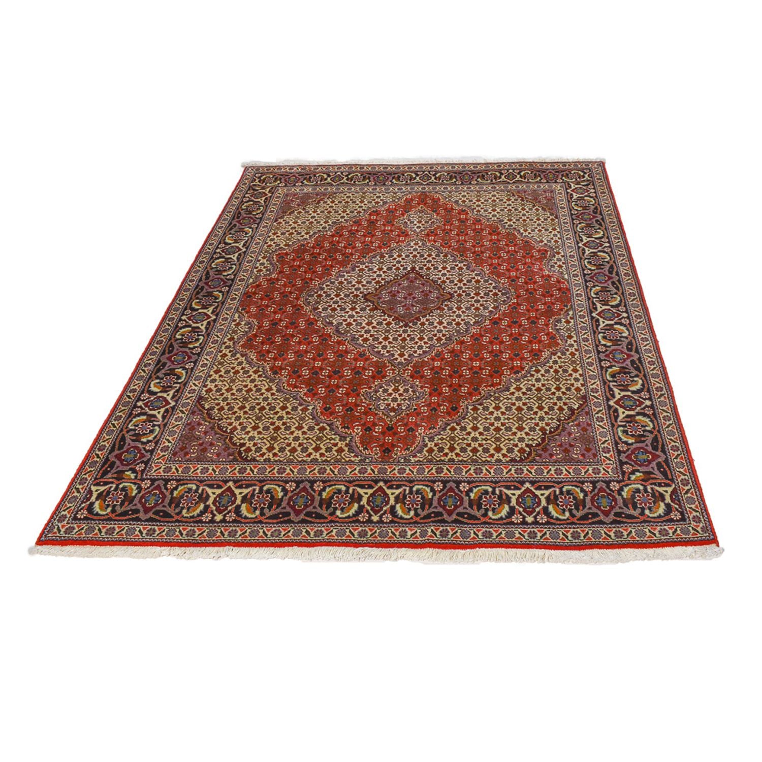 Alfombra Persa - Tabriz - Real - 198 x 149 cm - rojo
