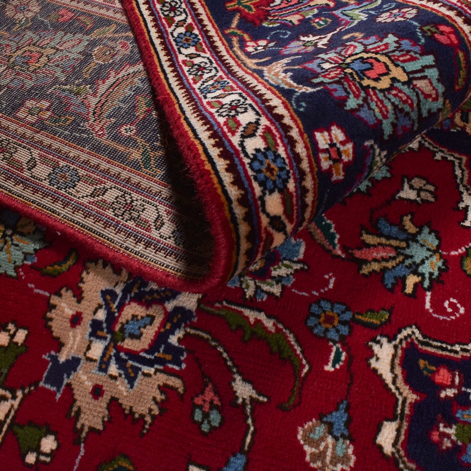 Alfombra Persa - Tabriz - Real - 272 x 205 cm - rojo