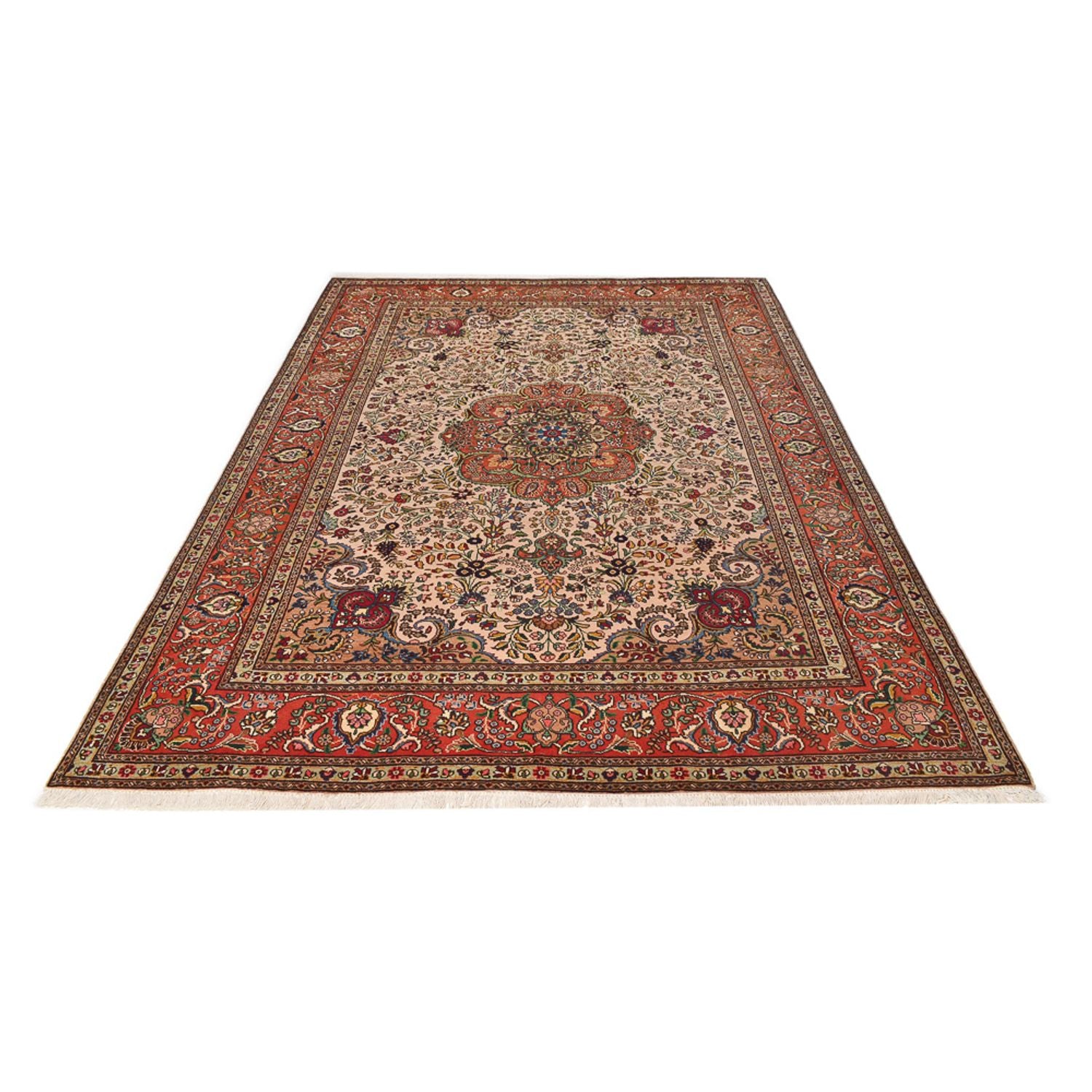 Alfombra Persa - Tabriz - Real - 290 x 195 cm - arena