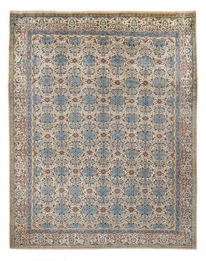 Alfombra persa - Keshan - Real - 396 x 304 cm - arena