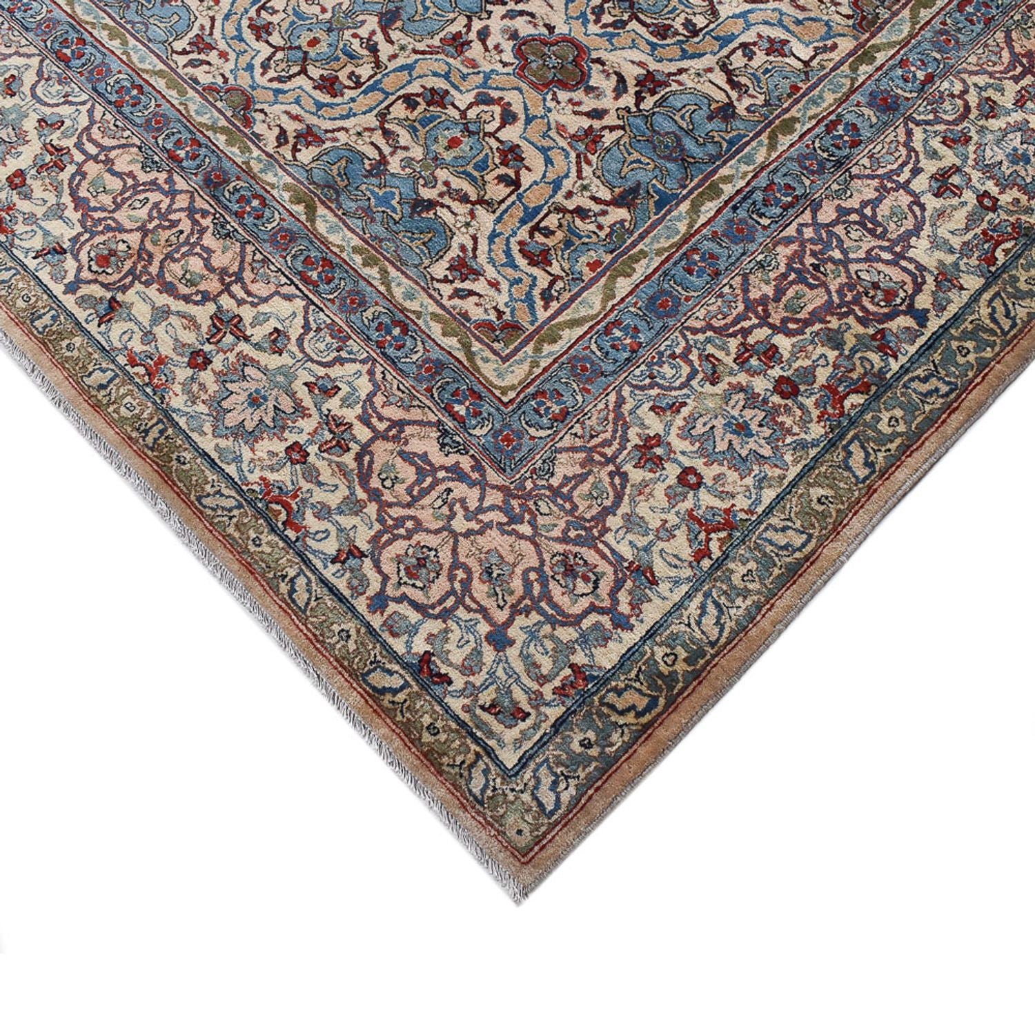 Alfombra persa - Keshan - Real - 396 x 304 cm - arena