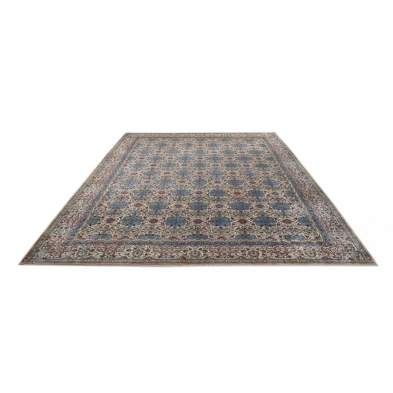 Alfombra persa - Keshan - Real - 396 x 304 cm - arena