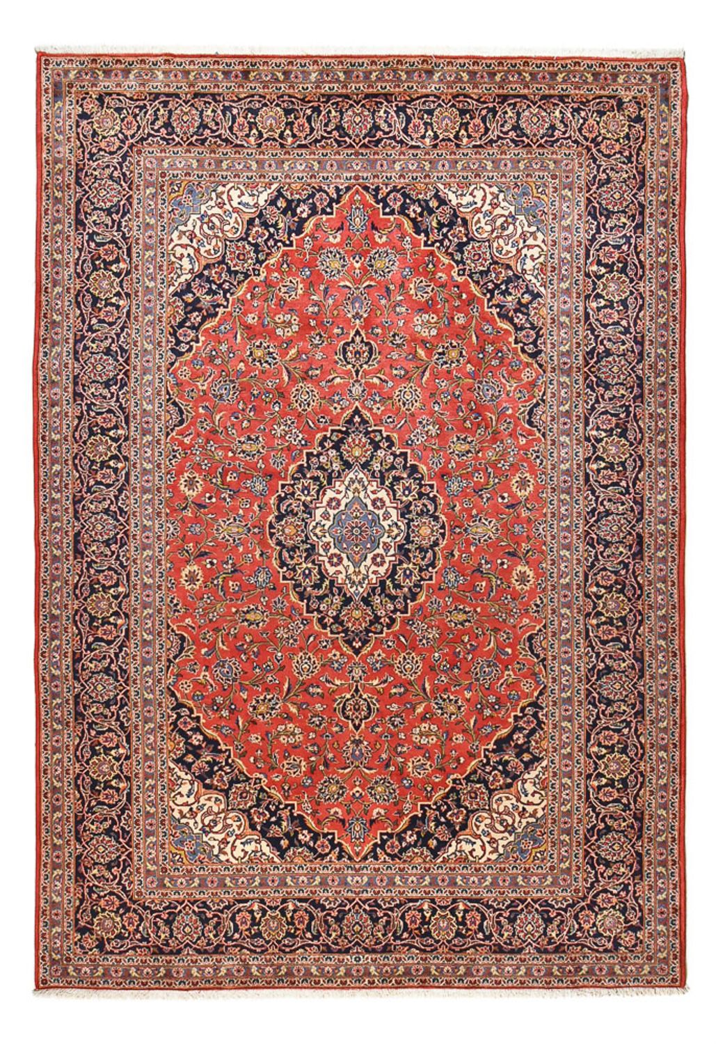 Alfombra persa - Keshan - 360 x 245 cm - rojo